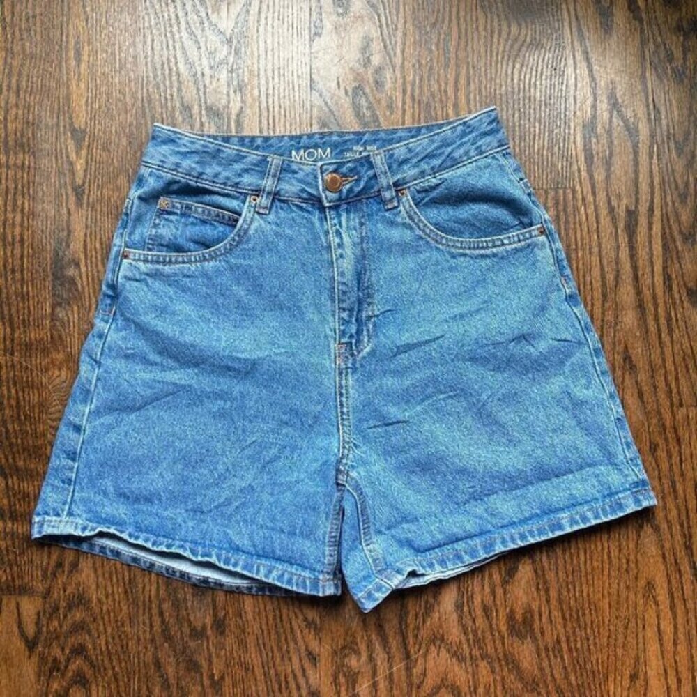 MOM denim High Rise shorts size 5-You look great today!